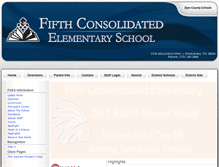 Tablet Screenshot of fces.dyercs.net